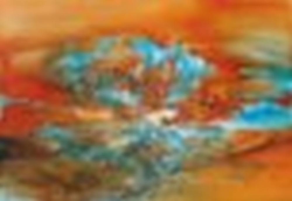 Zao Wou-Ki (ZHAO WUJI, 1920-2013) 10.01.68. oil on canvas 82 x 116.5 cm. (3 comparable sale
