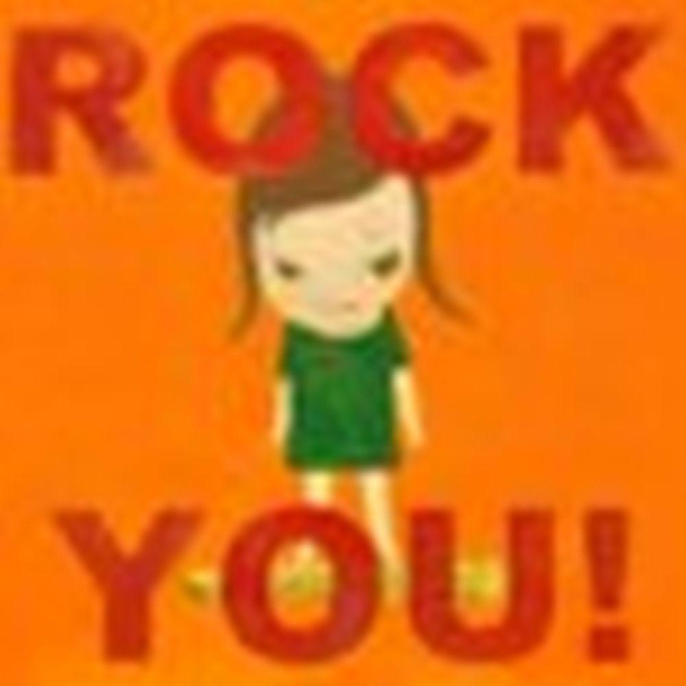 Yoshitomo Nara (B.1959) Rock You! acrylic on wood board 162 x 162 cm. (63 3 comparable sale
