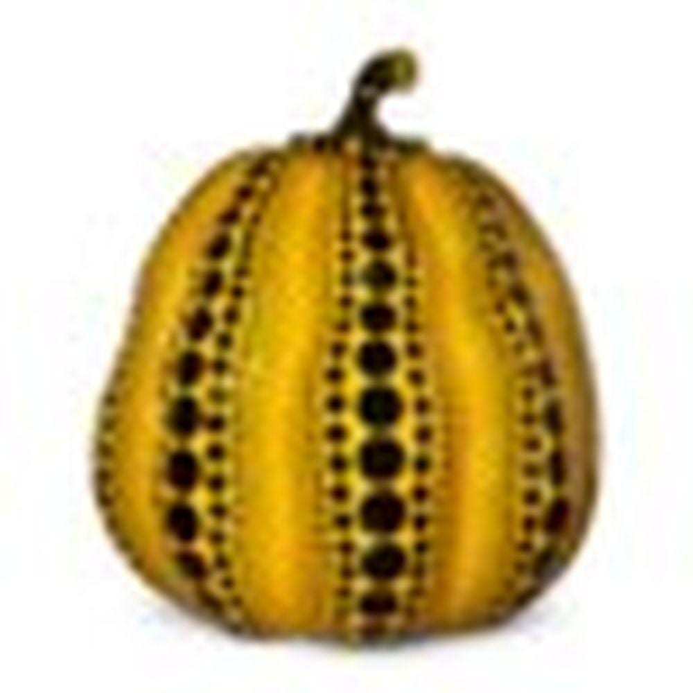 Yayoi Kusama (B. 1929) Pumpkin urethane on Fiber Reinforced Plastics, sculp comparable sale