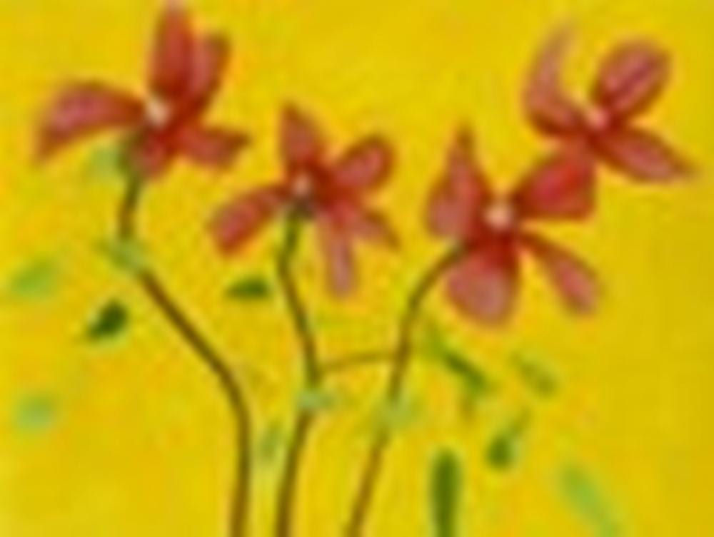 Alex Katz (B. 1927) Red Dogwood I oil on linen 183.4 x 244.2 cm. (72 1⁄4 x comparable sale