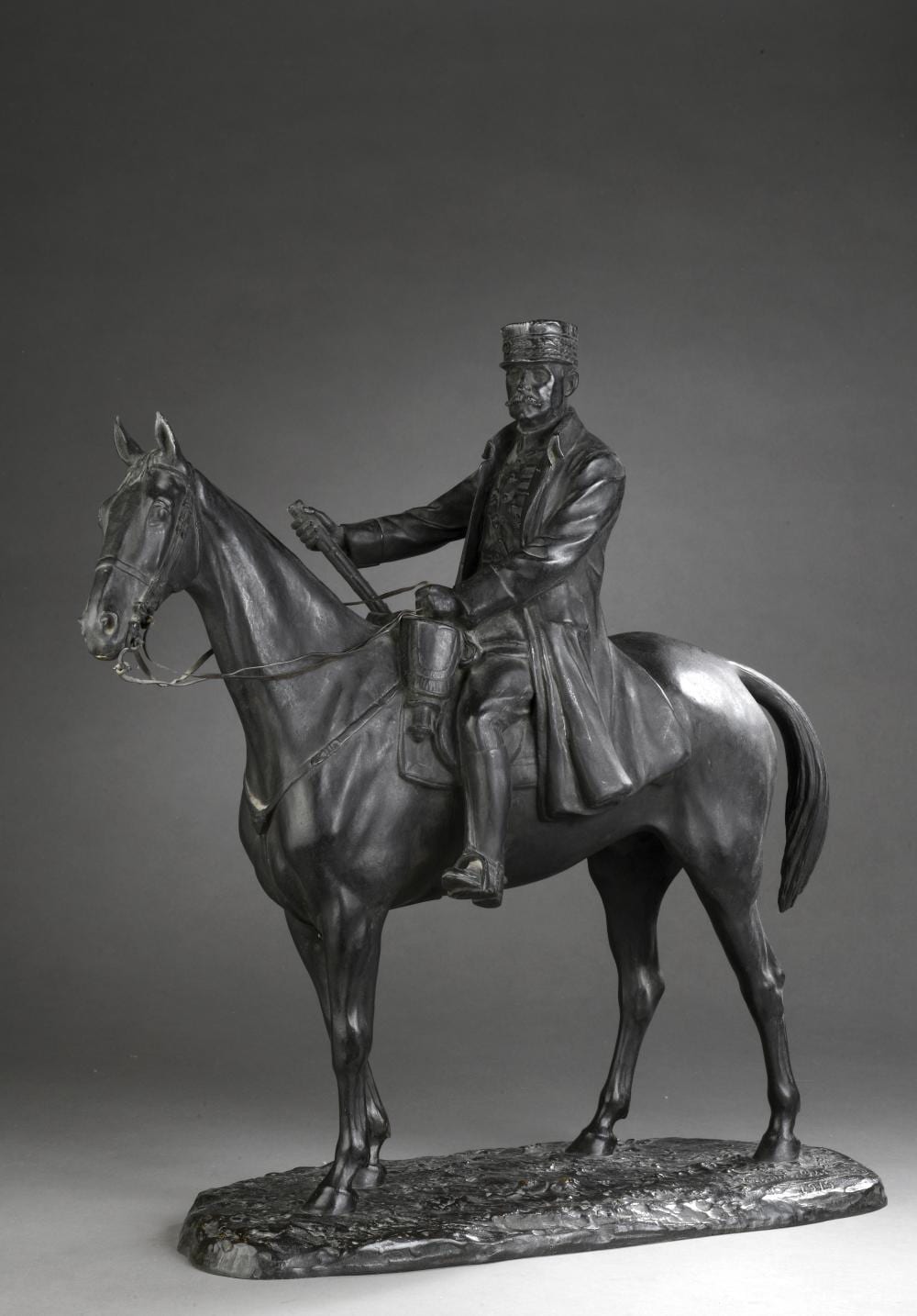 Georges Malissard comparable auction result: georges malissard 1877 1942 mar chal foch statue questre en bronze patine brune