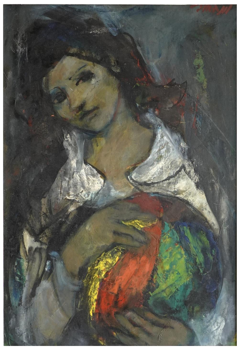 Arie Wachenhauser comparable auction result: arie wachenhauser israeli polish 1917 1998