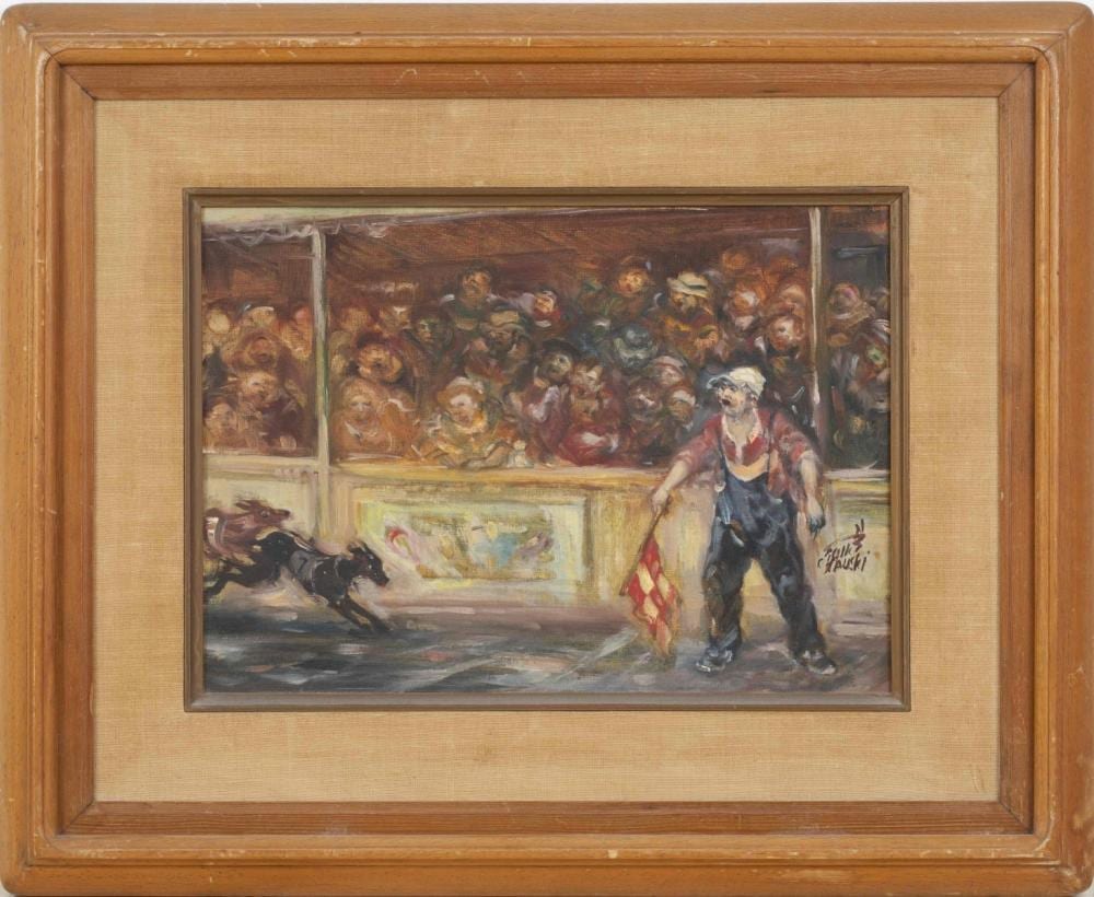 Moshe Chauski comparable auction result: moshe chauski poland israel 1935 2014 dog race