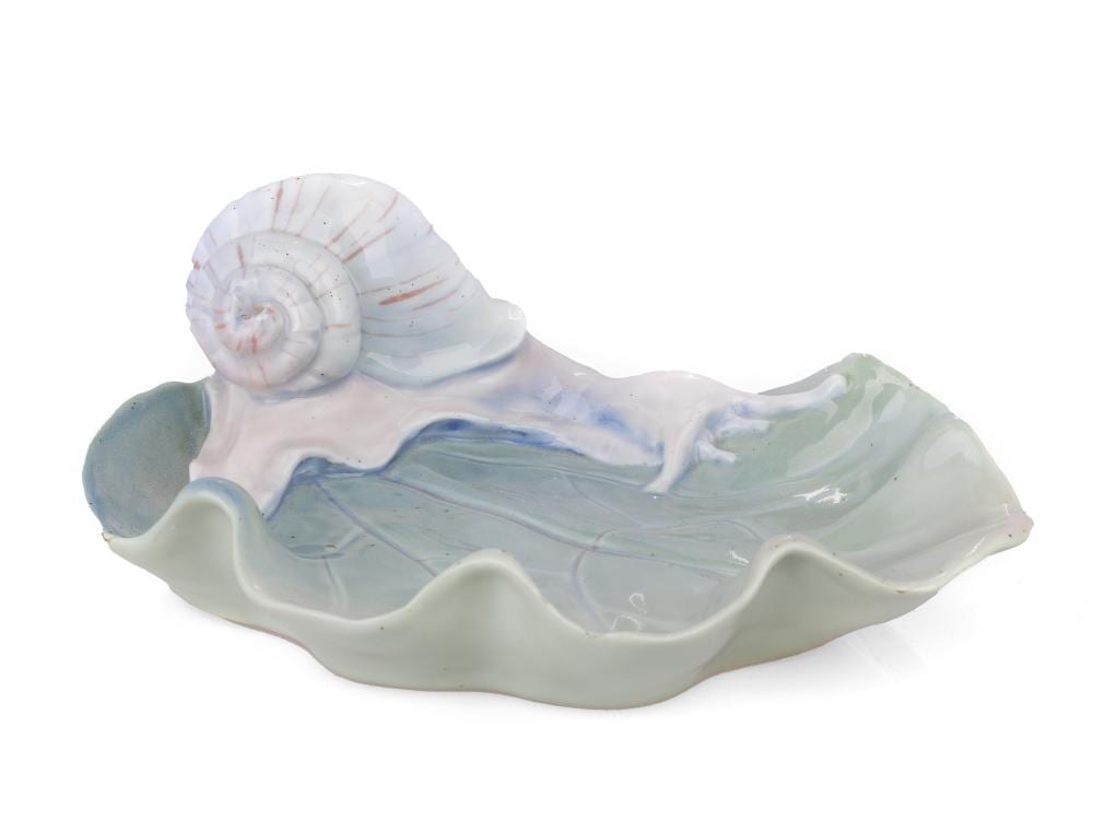 alf wallander 1862 1914 leaf bowl with scroll r rstrand around 1910 · Pari Auktionen · 2024-06-08 Alf Wallander comparable auction result: alf wallander 1862 1914 leaf bowl with scroll r rstrand around 1910