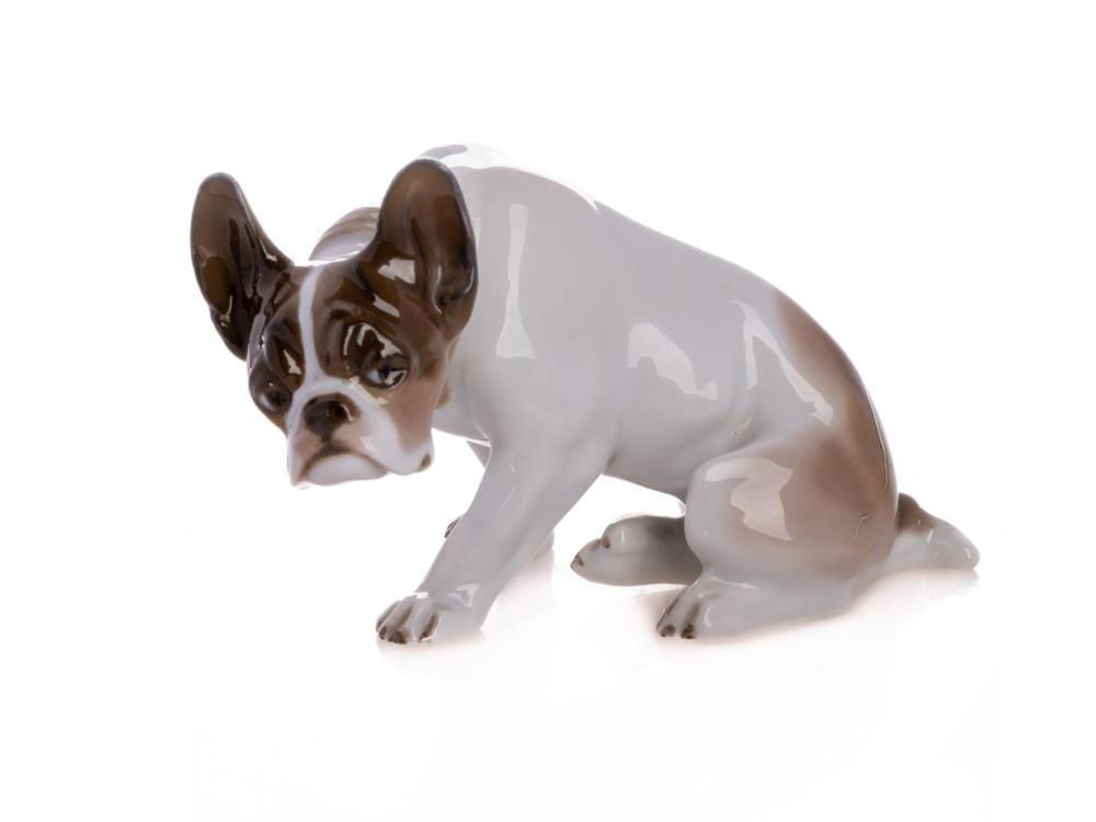 Fritz Diller comparable auction result: fritz diller 1875 1946 french bulldog sitting rosenthal 1913