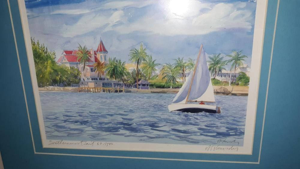 robert kennedy artist southernmost sail lithograph signed numbered · A KLEINS AUCTION GALLERY LLC · 2024-06-09 Robert Kennedy comparable auction result: robert kennedy artist southernmost sail lithograph signed numbered