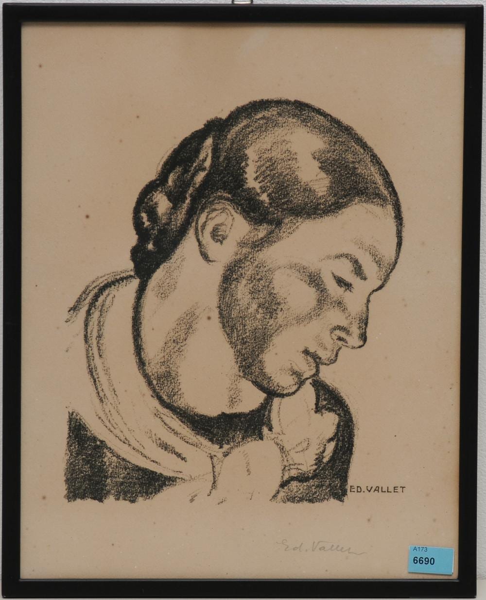 Edouard Vallet comparable auction result: edouard vallet