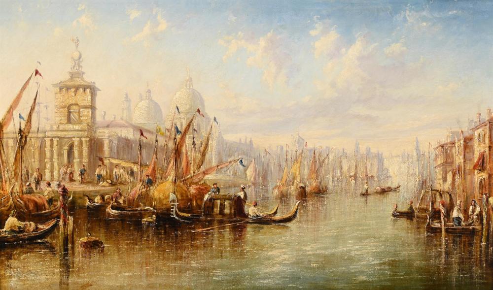 Francis Moltino comparable auction result: francis moltino british 1818 1874 extensive view of the grand canal venice
