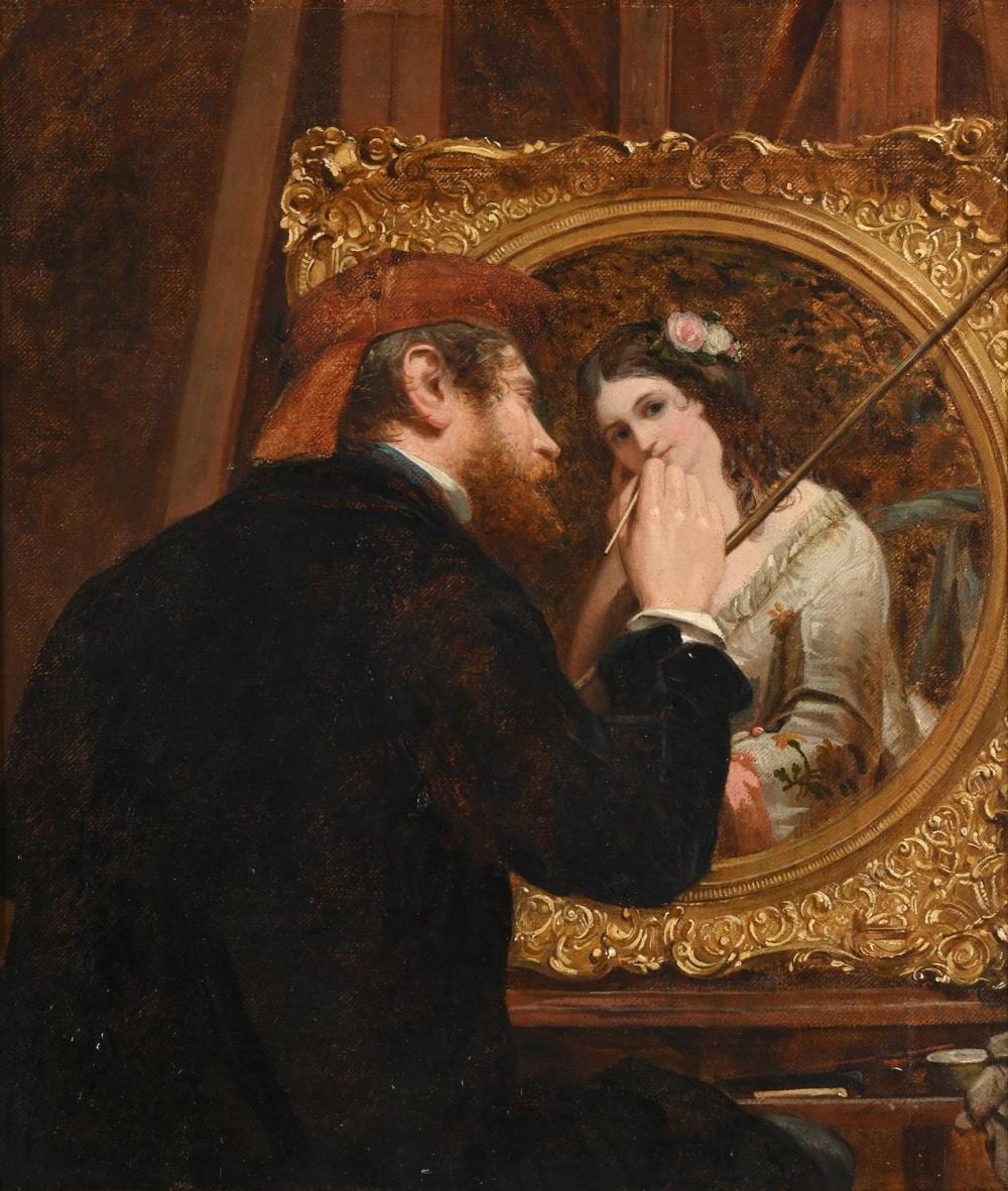 James Digman Wingfield comparable auction result: james digman wingfield british 1800 1872 the finishing touch