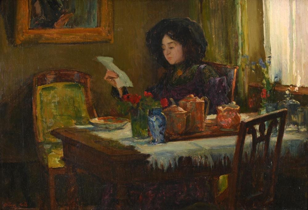 Joseph Milner Kite comparable auction result: joseph milner kite british 1862 1945 the letter