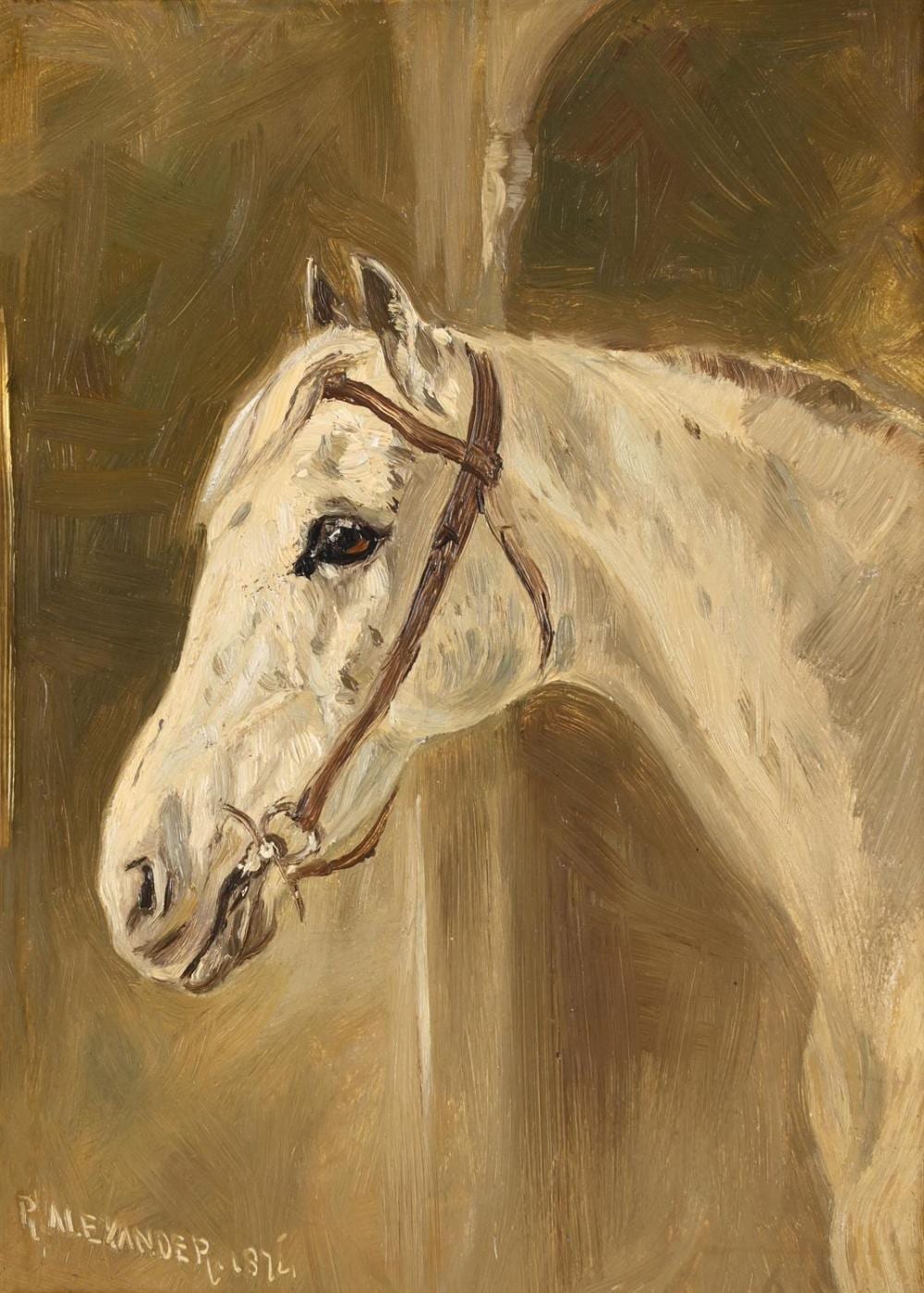 Robert L. Alexander comparable auction result: robert l alexander british 1840 1923 the head of a horse