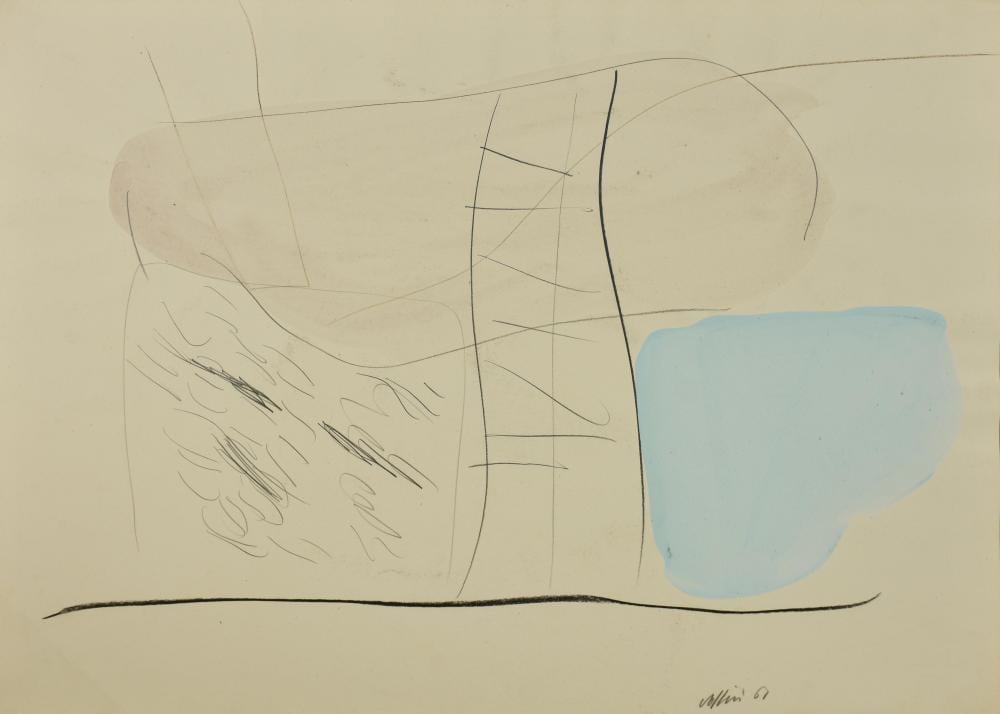 Renato Volpini comparable auction result: renato volpini 1934 2017 senza titolo 1961 te