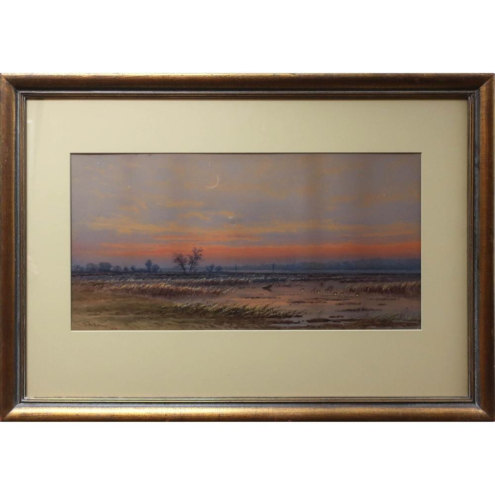 Frederick Arthur Verner comparable auction result: frederick arthur verner canadian 1836 1928 untitled evening glow