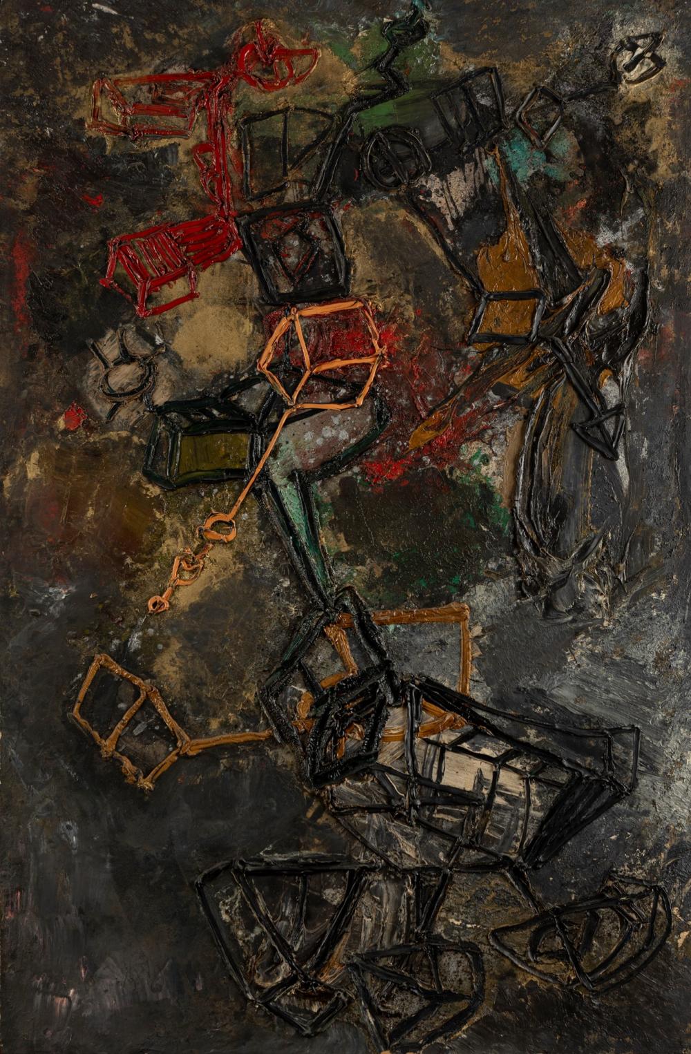 Pinot Gallizio comparable auction result: pinot gallizio alba 1902 1964 untitled 1961