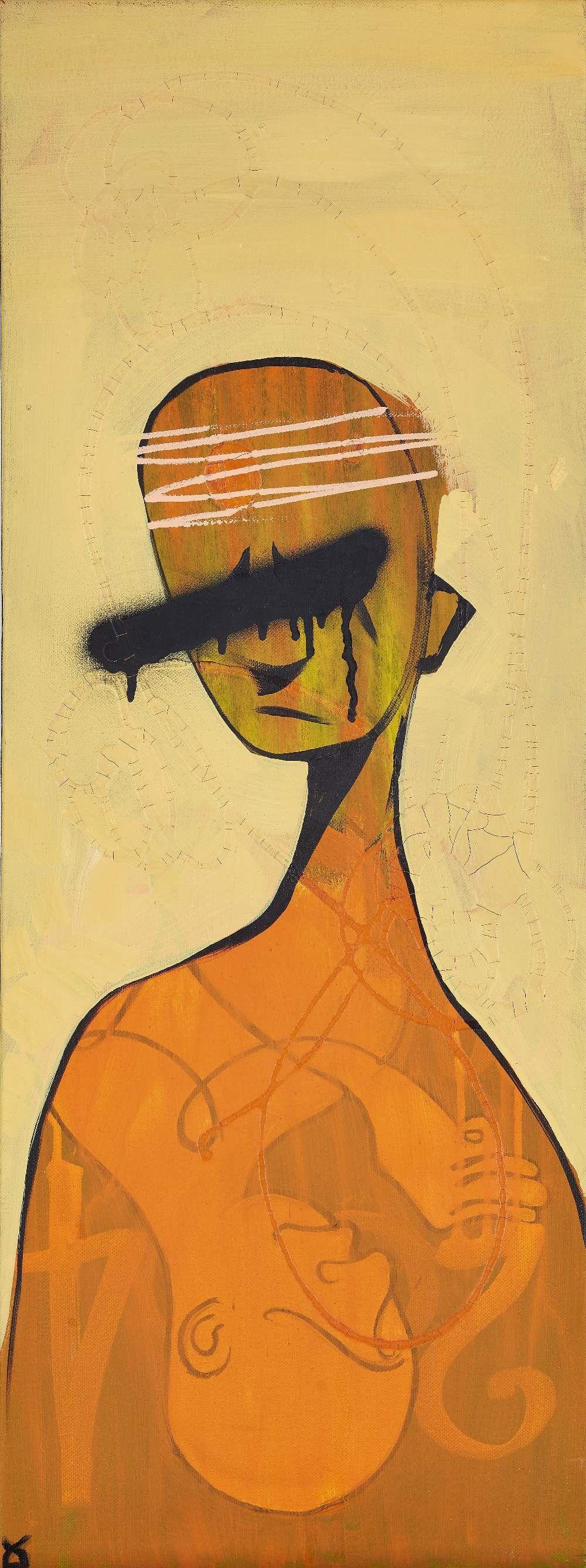 Adam Neate comparable auction result: adam neate portrait of a man