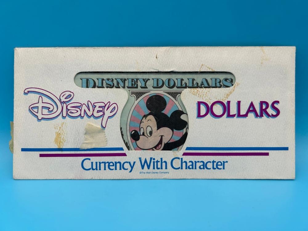 1994 Disney Dollars Mickey Mouse One Dollar Note sold by Richard L. Edwards Auctioneer, lot 14A — auction record photograph
