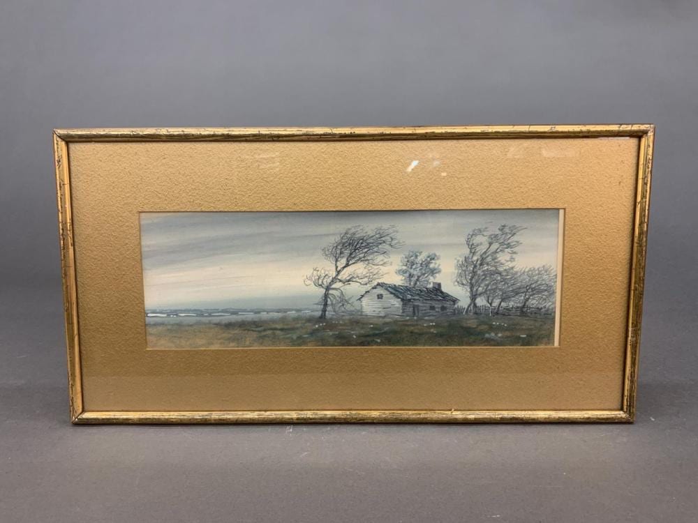 robert burns wilson the storm wc p · Quinn's Auction Galleries · 2024-06-07 Robert Burns Wilson comparable auction result: robert burns wilson the storm wc p