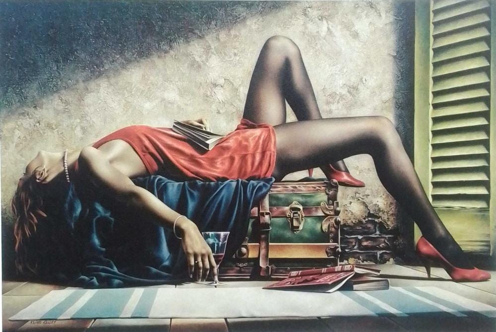 Paul Kelley comparable auction result: paul kelley just so stories giclee on canvas