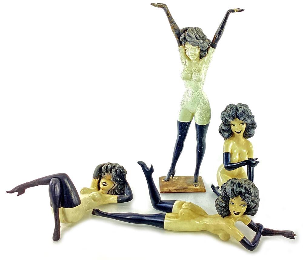 Vintage Playboy Femlin Leroy Neiman Figures sold by EJ'S Auction & Appraisal, lot 1313 — auction record photograph
