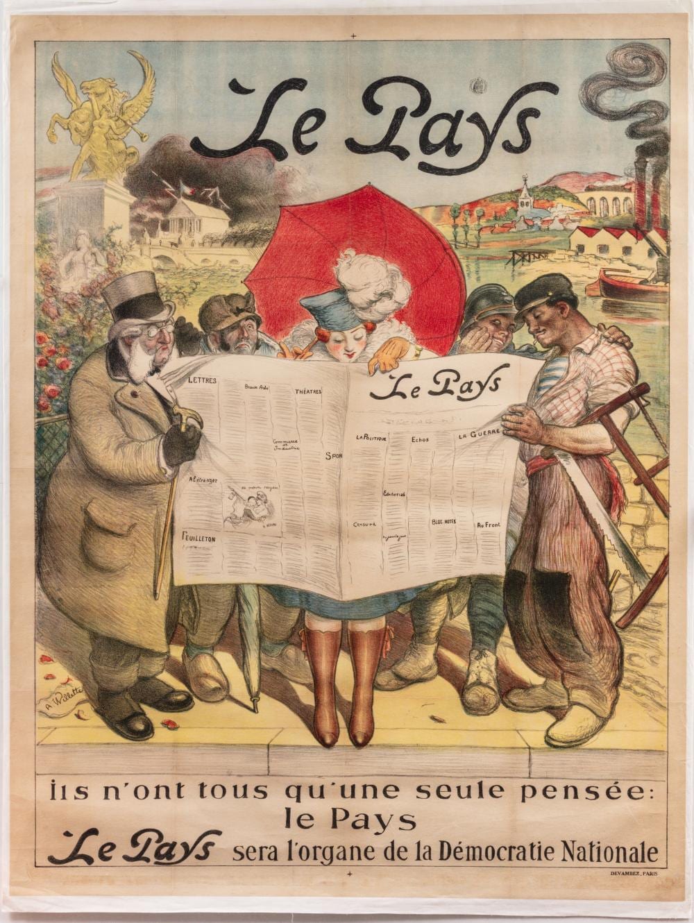 adolphe willette 1857 1926 le pays ils n ont · Limoges Encheres · 2024-06-04 Adolphe Willette comparable auction result: adolphe willette 1857 1926 le pays ils n ont