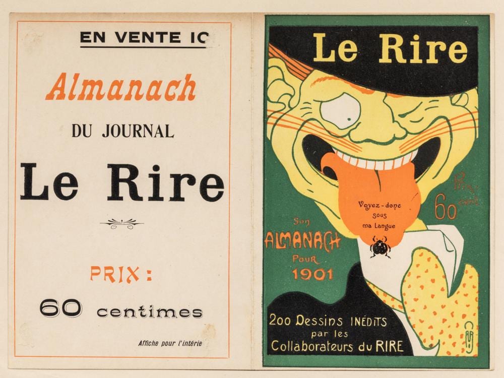 Auguste Jean-Bapt. Roubille comparable auction result: auguste roubille 1872 1955 almanach le rire 1