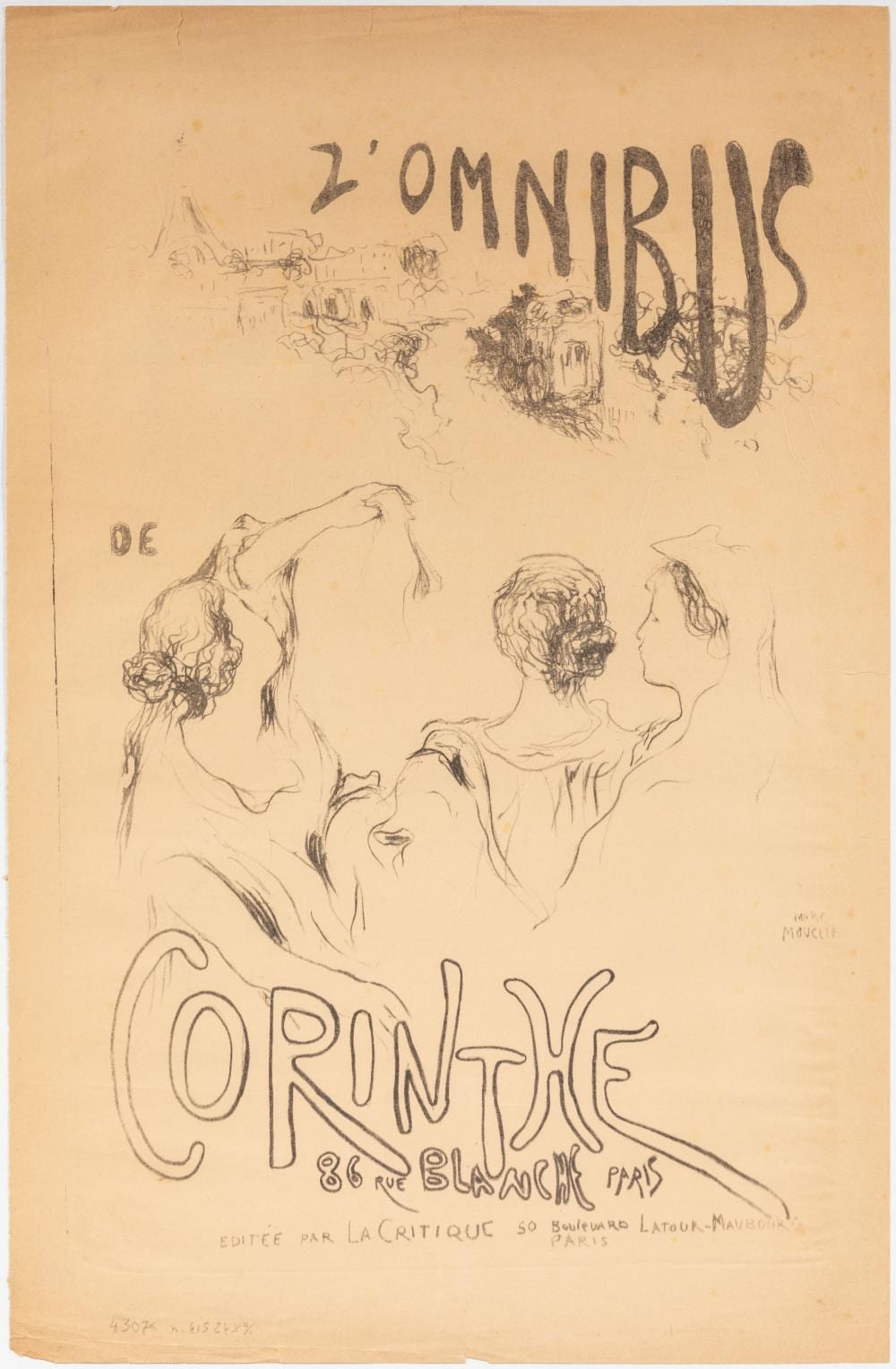 Marc Mouclier comparable auction result: marc mouclier 1865 1948 l omnibus de corinthe