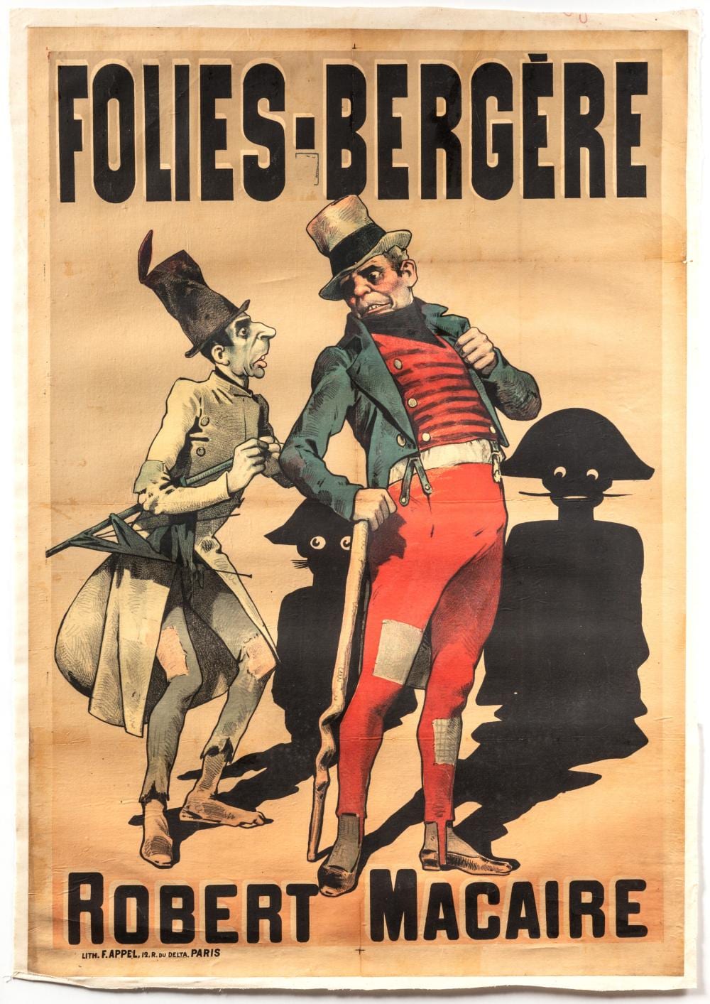 Alfred Choubrac comparable auction result: alfred choubrac 1853 1902 robert macaire 1892