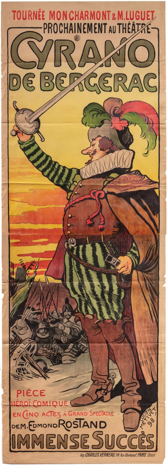 Lucien Marie François Metivert comparable auction result: lucien m tivet 1863 1930 tourn e moncharmont