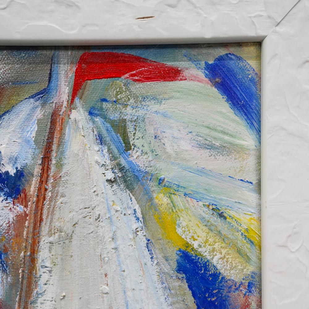 Kevin Geary comparable auction result: kevin geary english b 1952 yacht race no 7 acrylic on canvas painting