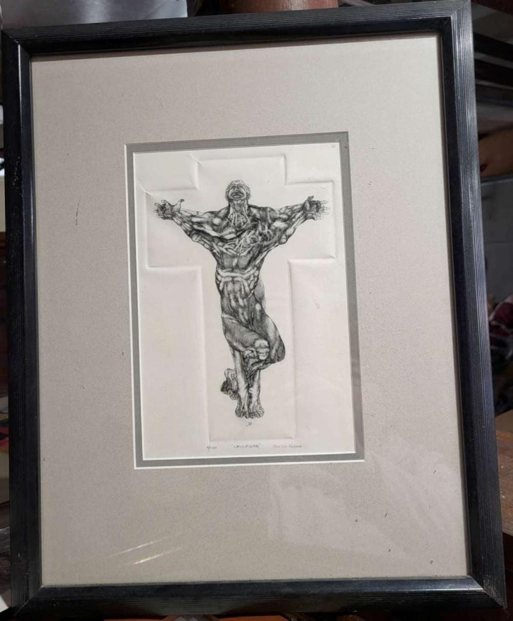 John Silk Deckard comparable auction result: vintage framed artwork by john silk deckard