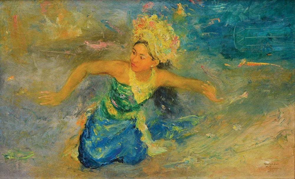 Trubus Soedarsono; Balinese Dancer comparable sale