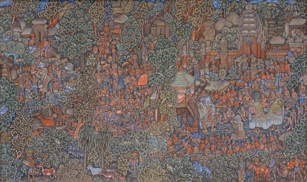 Togog, Ida Bagus Made; Daily Life Scene in Bali comparable sale