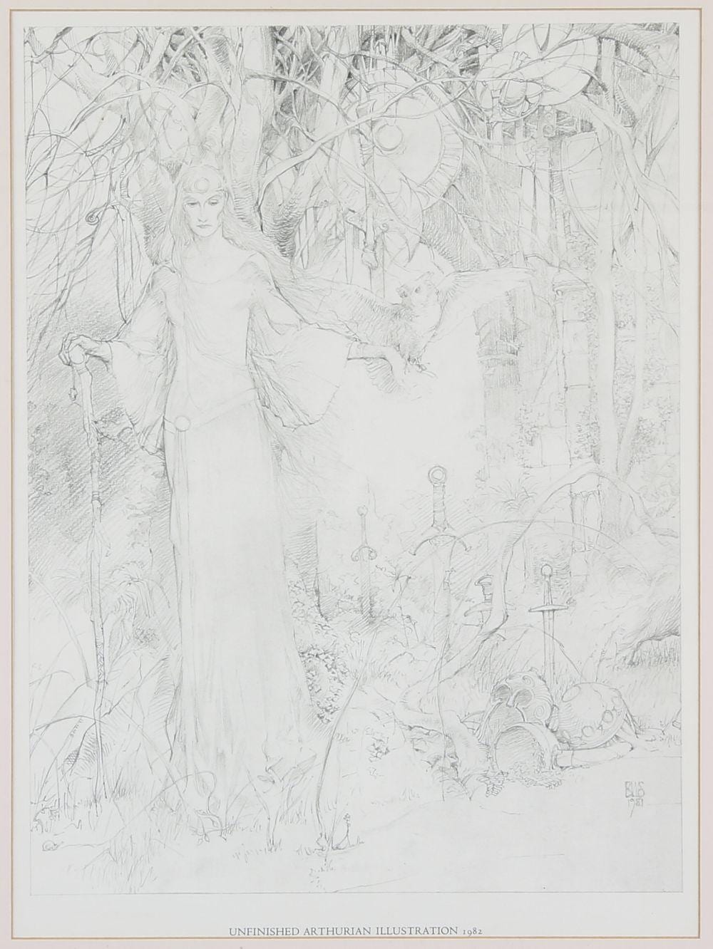 Barry Windsor-Smith comparable auction result: barry windsor smith framed print unfinished arth