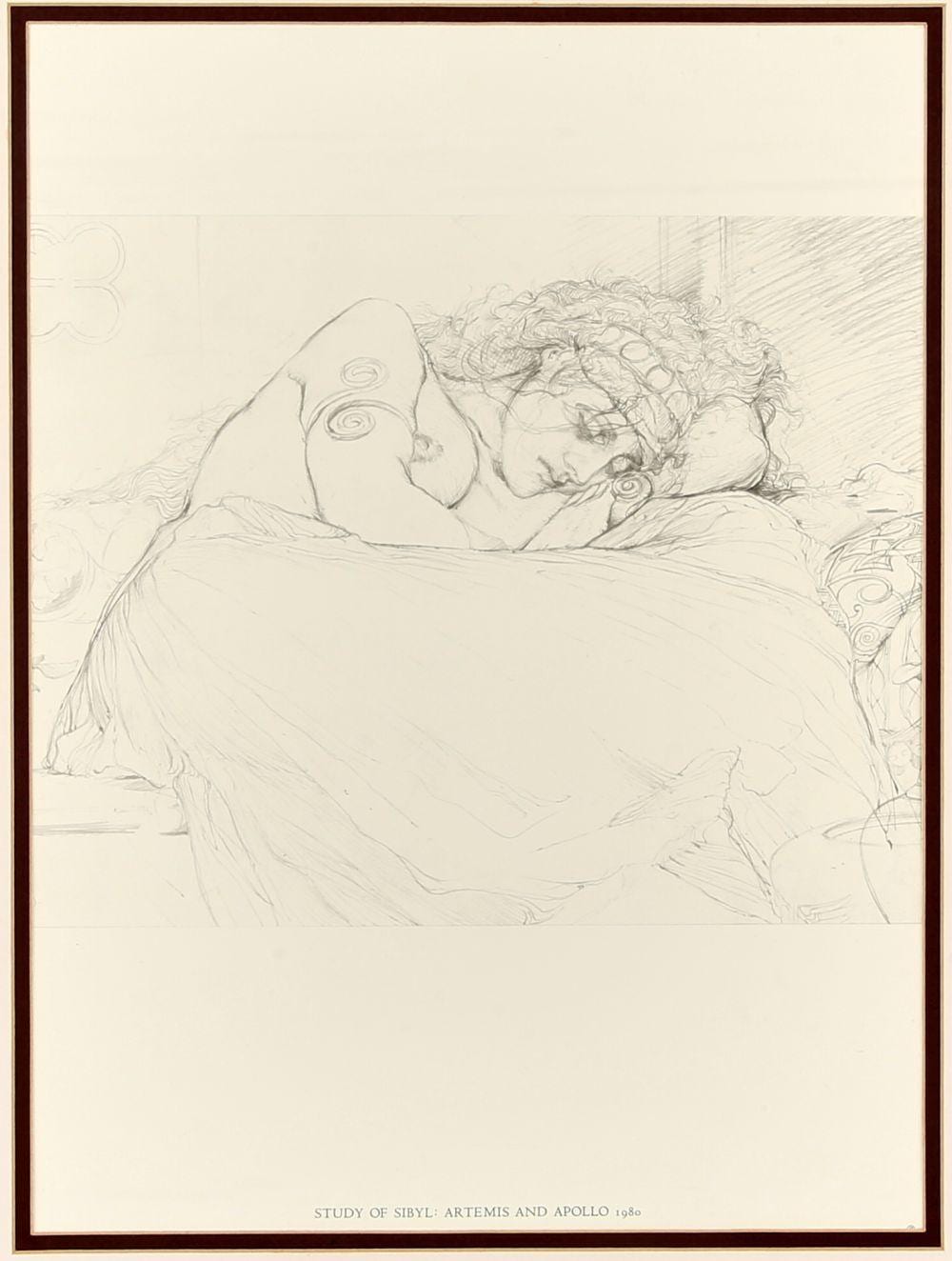 Barry Windsor-Smith comparable auction result: barry windsor smith framed print a study of siby