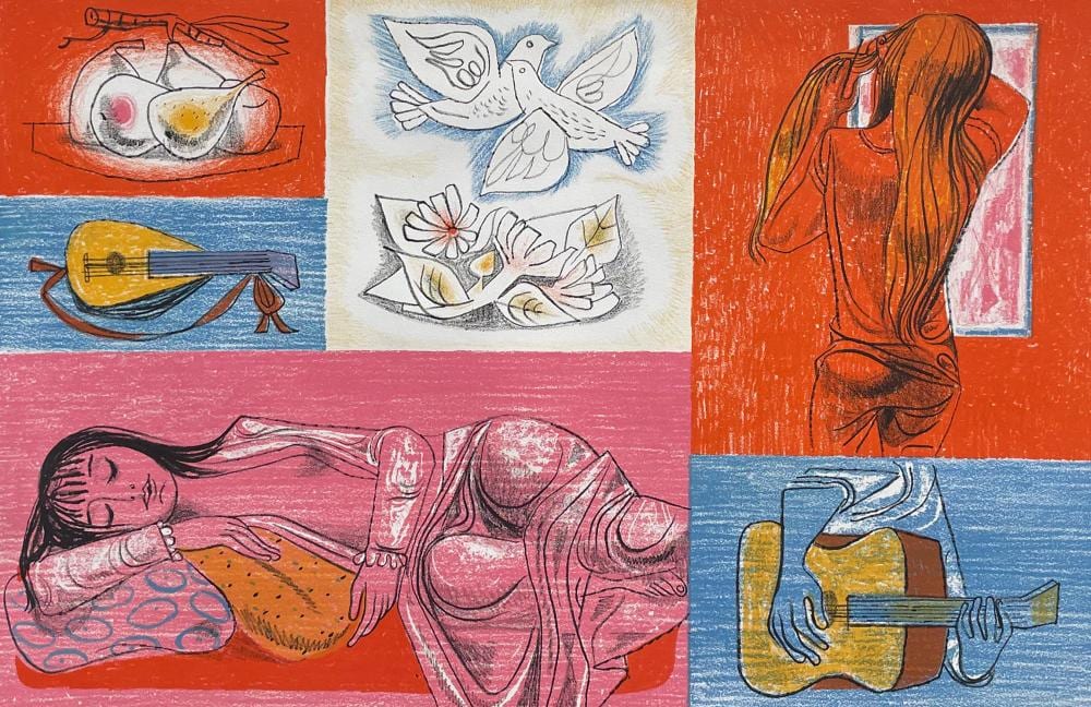Anton Refregier comparable auction result: anton refregier russian american 1905 1979
