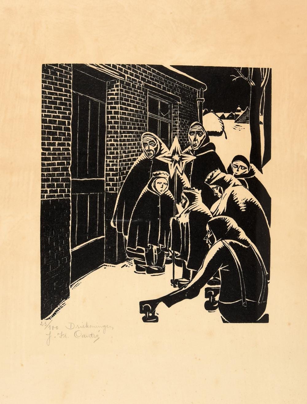 Jan Frans Cantré comparable auction result: driekoningen