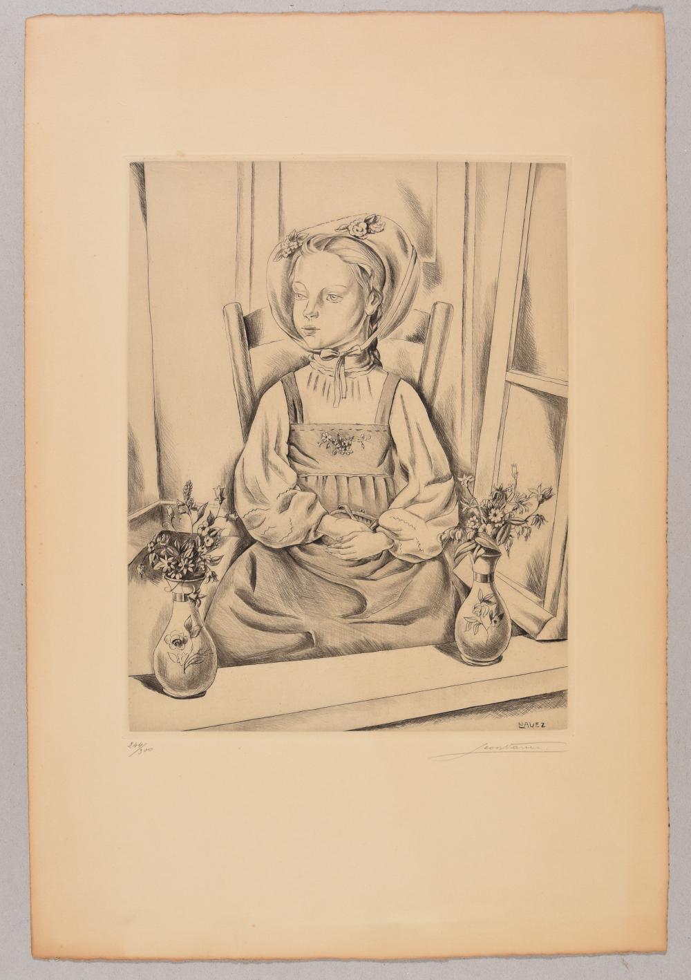 2 prints · Arenberg Auctions · 2024-06-27 Léon Navez comparable auction result: 2 prints