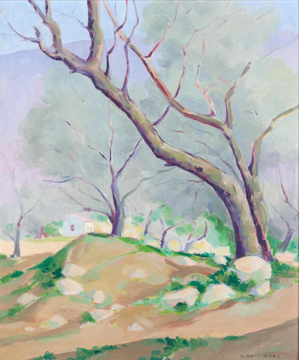 Andreas Asproftas comparable auction result: andreas asproftas trees in a landscape