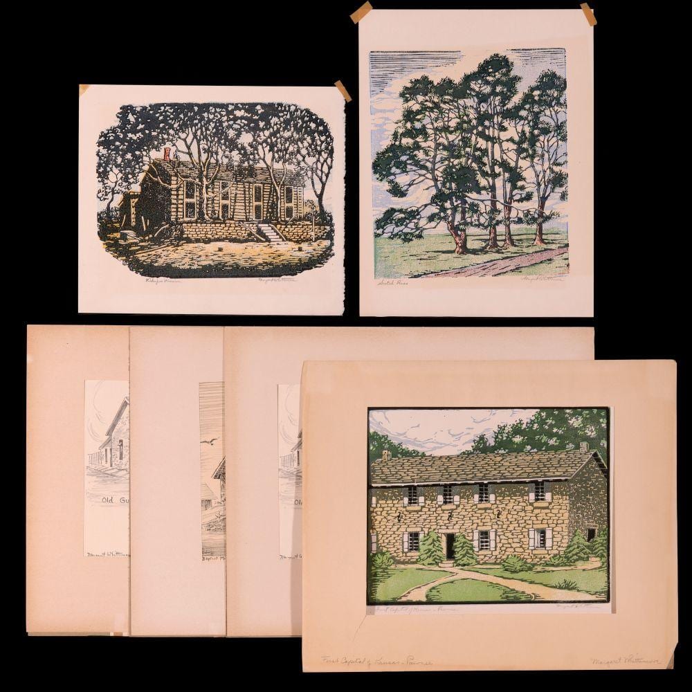 margaret whittemore 1897 1983 lithos and woodblocks · Dirk Soulis Auctions · 2024-06-06 Margaret Whittemore comparable auction result: margaret whittemore 1897 1983 lithos and woodblocks