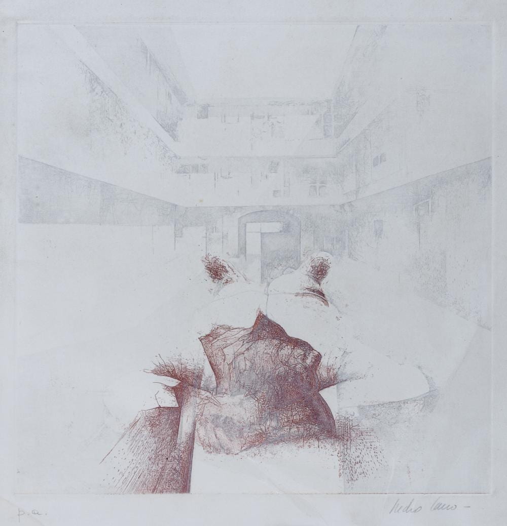 Pedro Cano Hernández comparable auction result: engraving by pedro cano