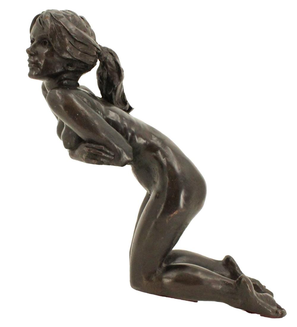 Tom Greenshields comparable auction result: tom greenshields 1915 1994 bronze nude female