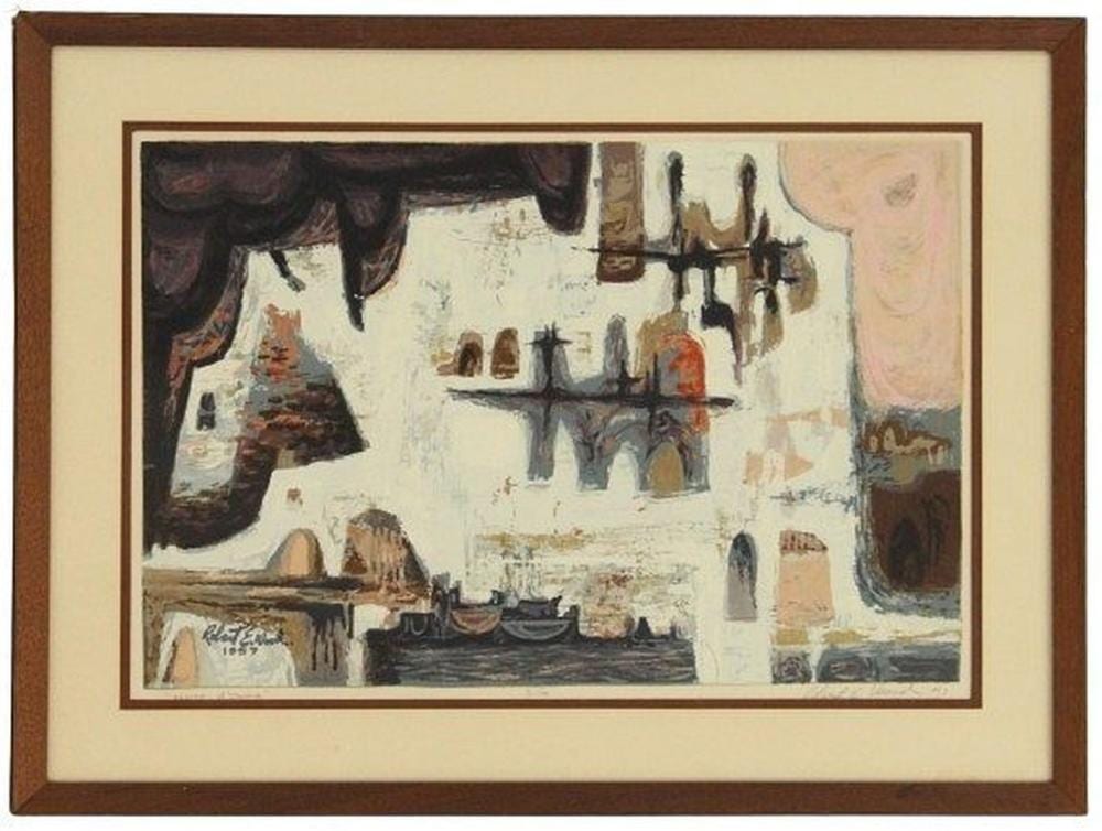 Robert E. Wood comparable auction result: robert earle wood 1926 1999 us serigraph