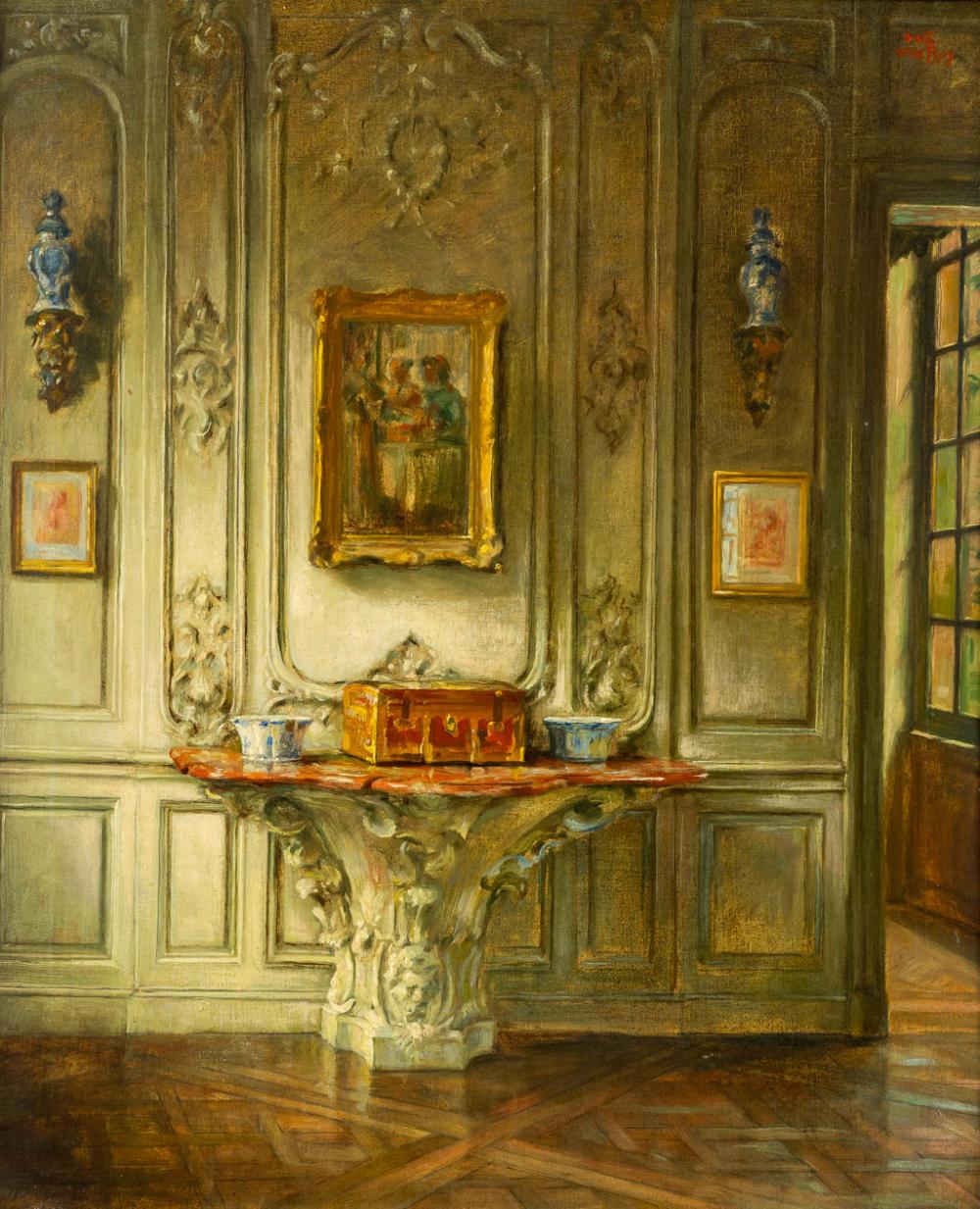 Dolf van Roy comparable auction result: dolf van roy 1858 1943 interior view w 50 x h 60 cm