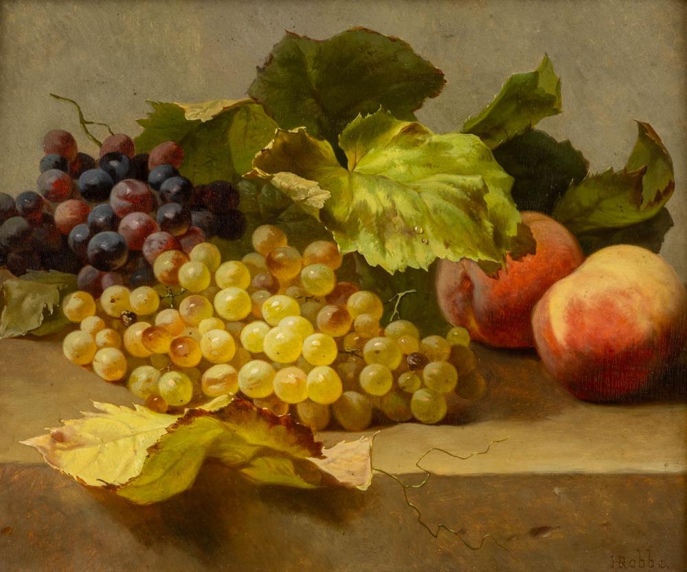 Henri Robbe comparable auction result: henri robbe 1807 1899 still life with fruits w 35 5 x h 29 cm