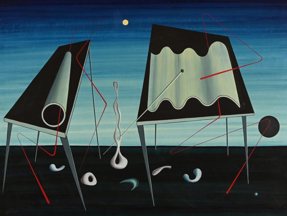 Walter Grab comparable auction result: walter grab 1927 1989 beach at night