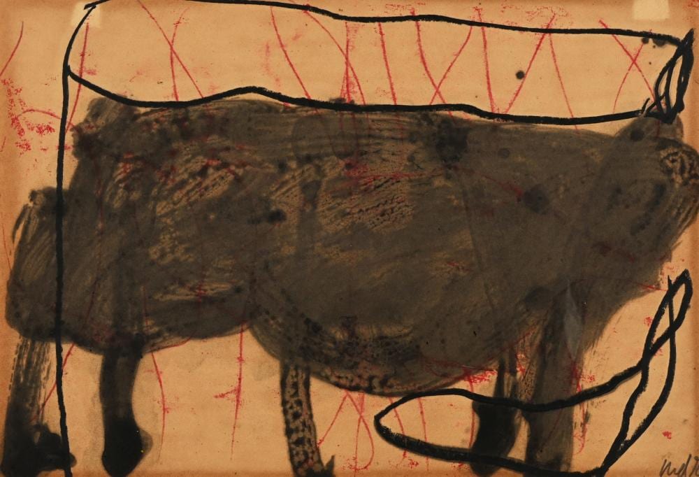 Maurice Ducret comparable auction result: maurice ducret 1953 2 works untitled