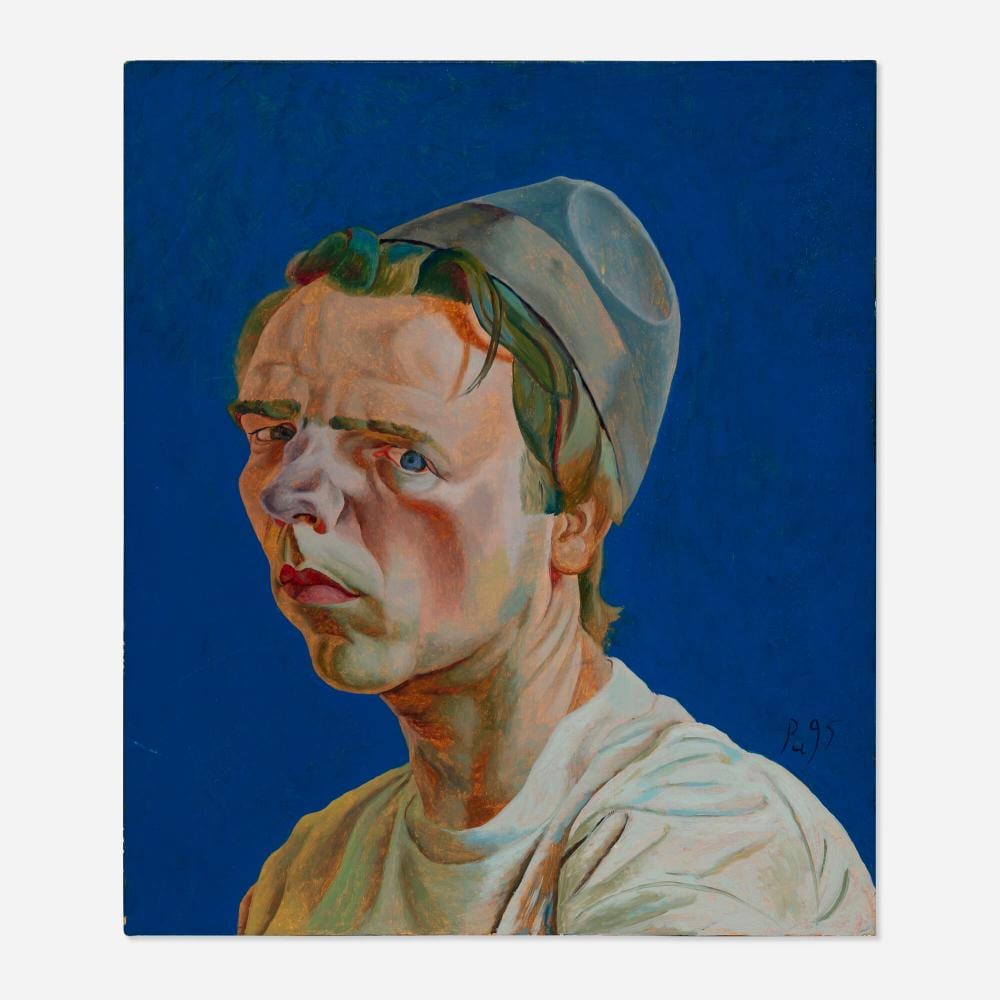 Philip Akkermann comparable auction result: philip akkerman self portrait