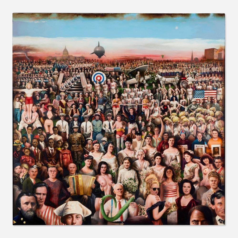 Guy Johnson comparable auction result: guy johnson humanscape vi american landscape