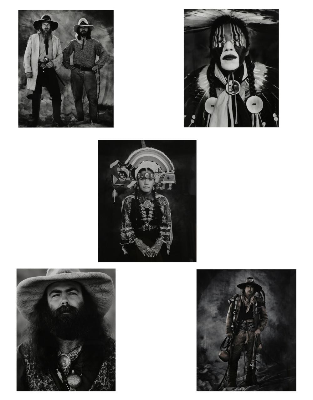 Jeff Dunas comparable auction result: jeff dunas american b 1954 five portraits gelatin silver prints 17 x 14in 43 x 36cm