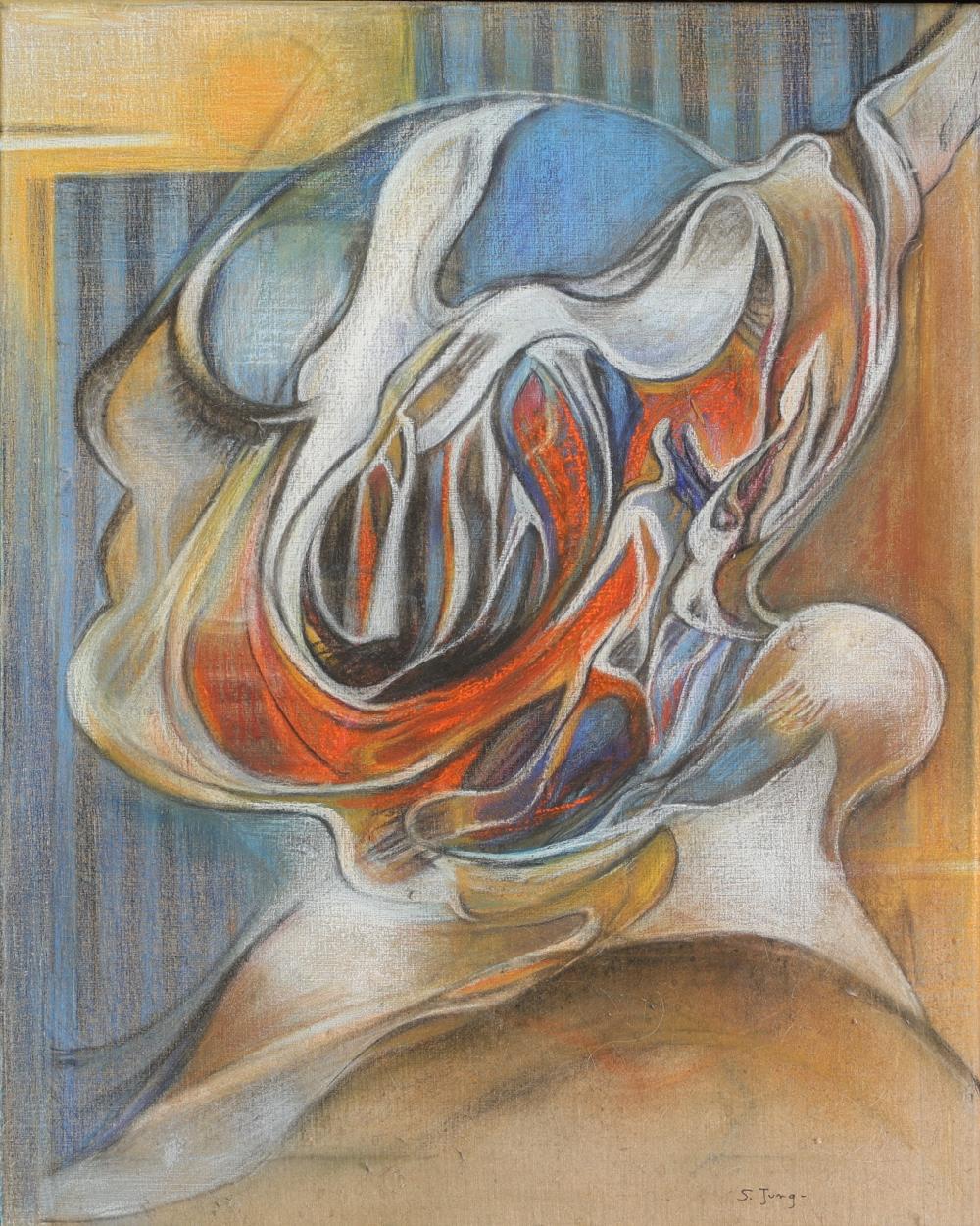 Simonetta Jung comparable auction result: simonetta jung 1917 2005 abstraction n 27 oil on canvas